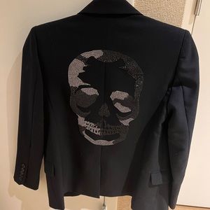 Zadig & Voltaire Blazer with Skull Detailing